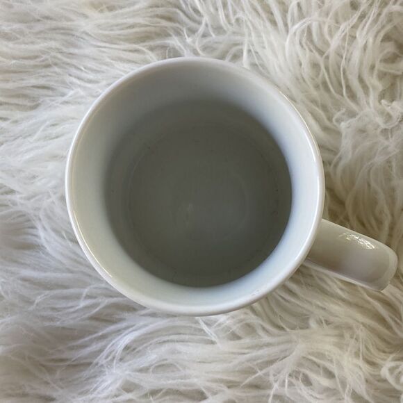 Starbucks 2007 White Mermaid Logo Ceramic 8 oz Coffee Mug Excellent Condition - Picture 2 of 9